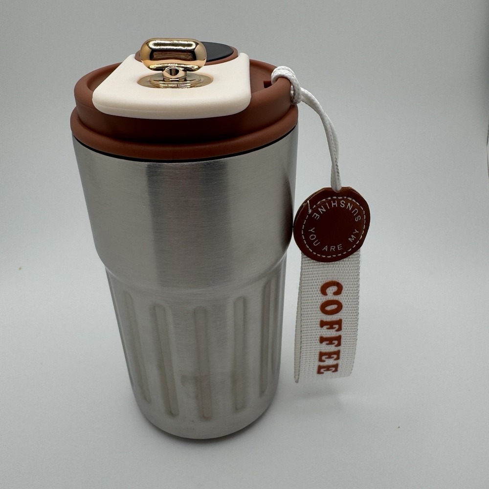 Smart Insulated Stainless Steel Vacuum Tumbler Mug LED Temperature Display